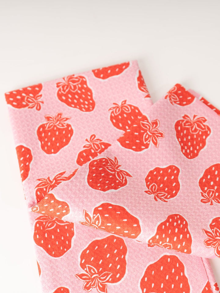 Strawberry Microfiber Tea Towel - Heyday