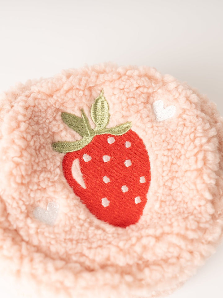 Strawberry Mini Circle Teddy Pouch - Heyday