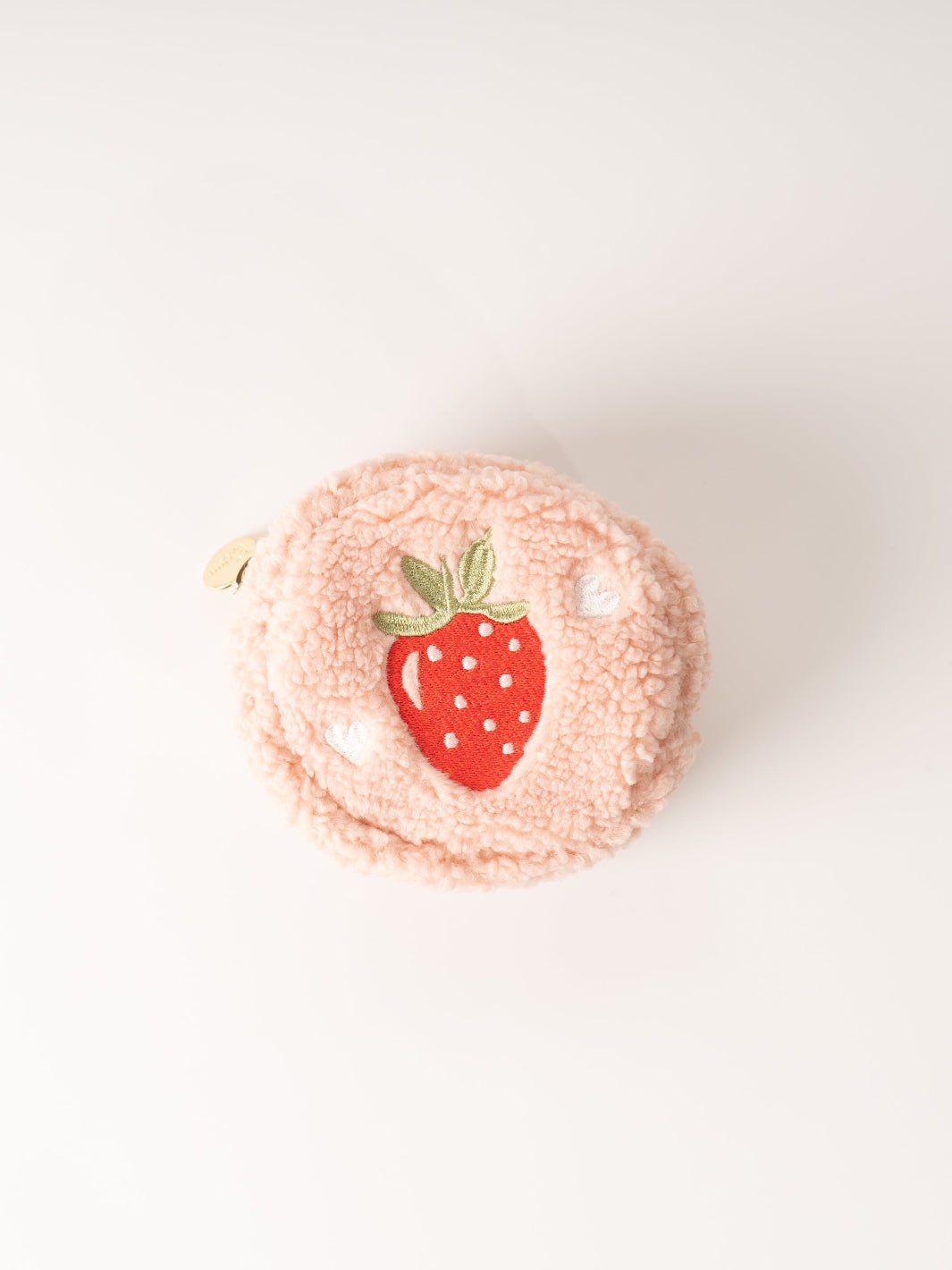 Strawberry Mini Circle Teddy Pouch - Heyday