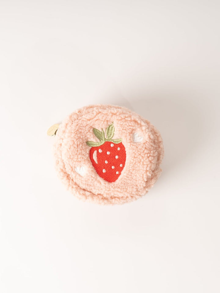 Strawberry Mini Circle Teddy Pouch - Heyday