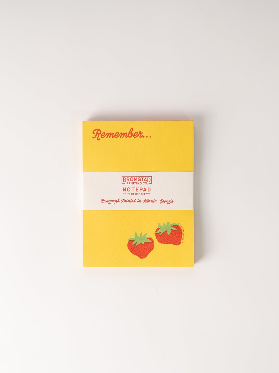 Strawberry Notepad - Heyday