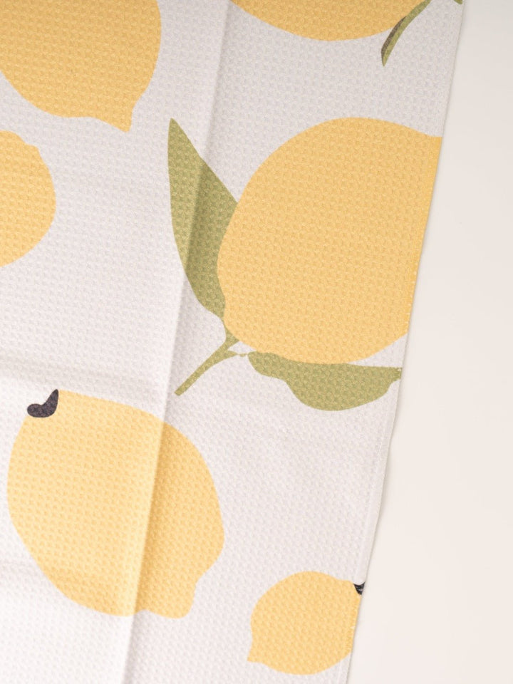 Sunny Lemons Microfiber Tea Towel - Heyday