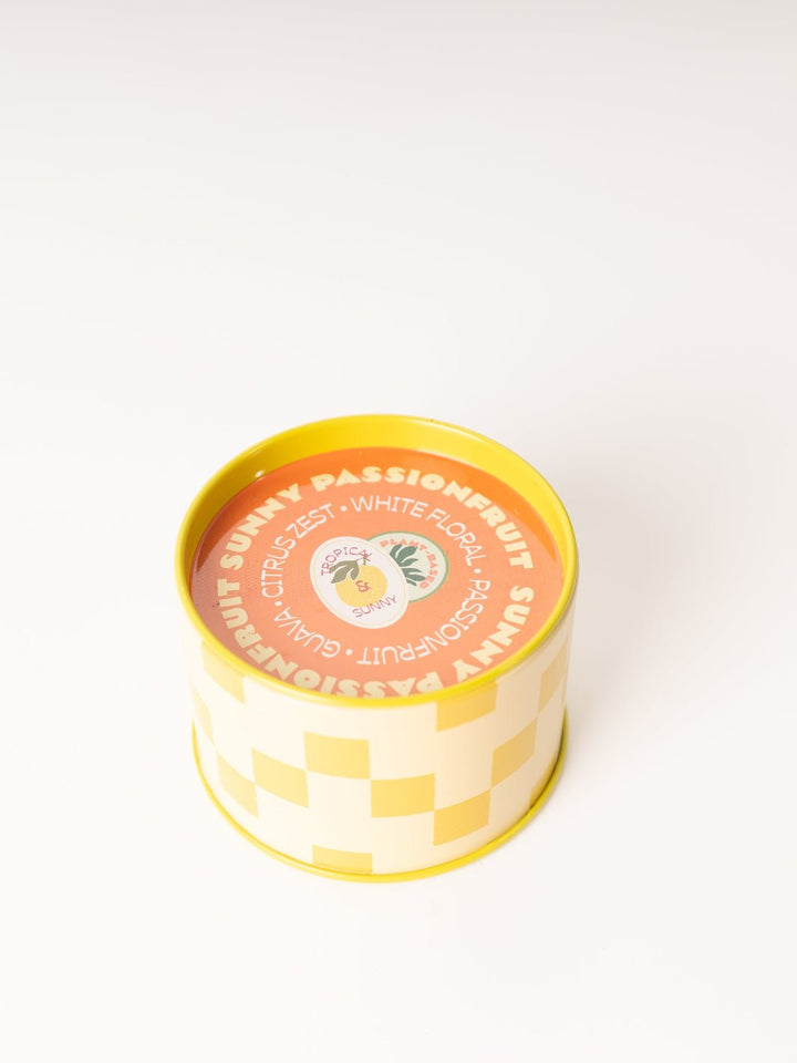 Sunny Passionfruit Tin Candle - Heyday