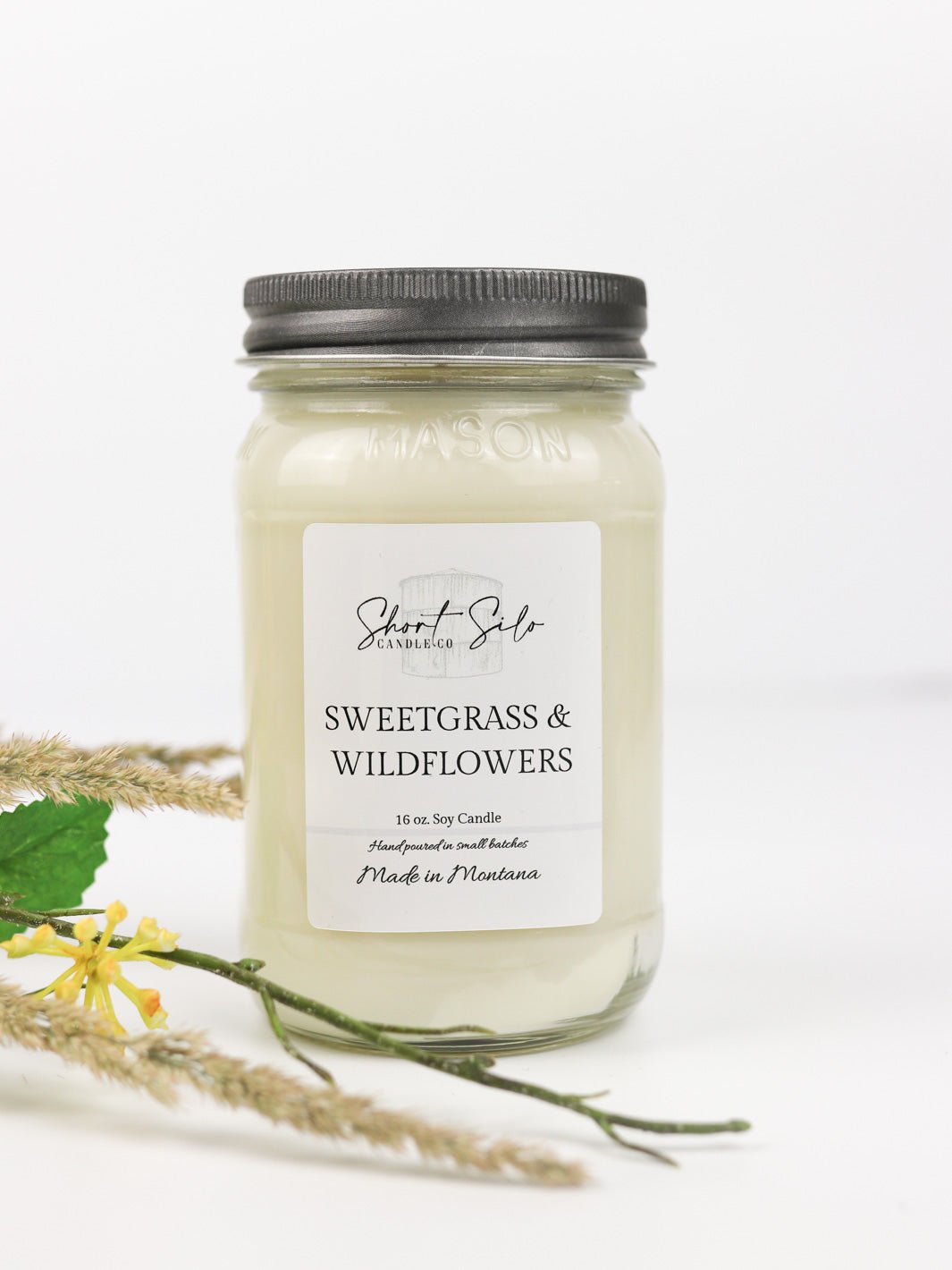Sweetgrass + Wildflowers Large Candle - Heyday