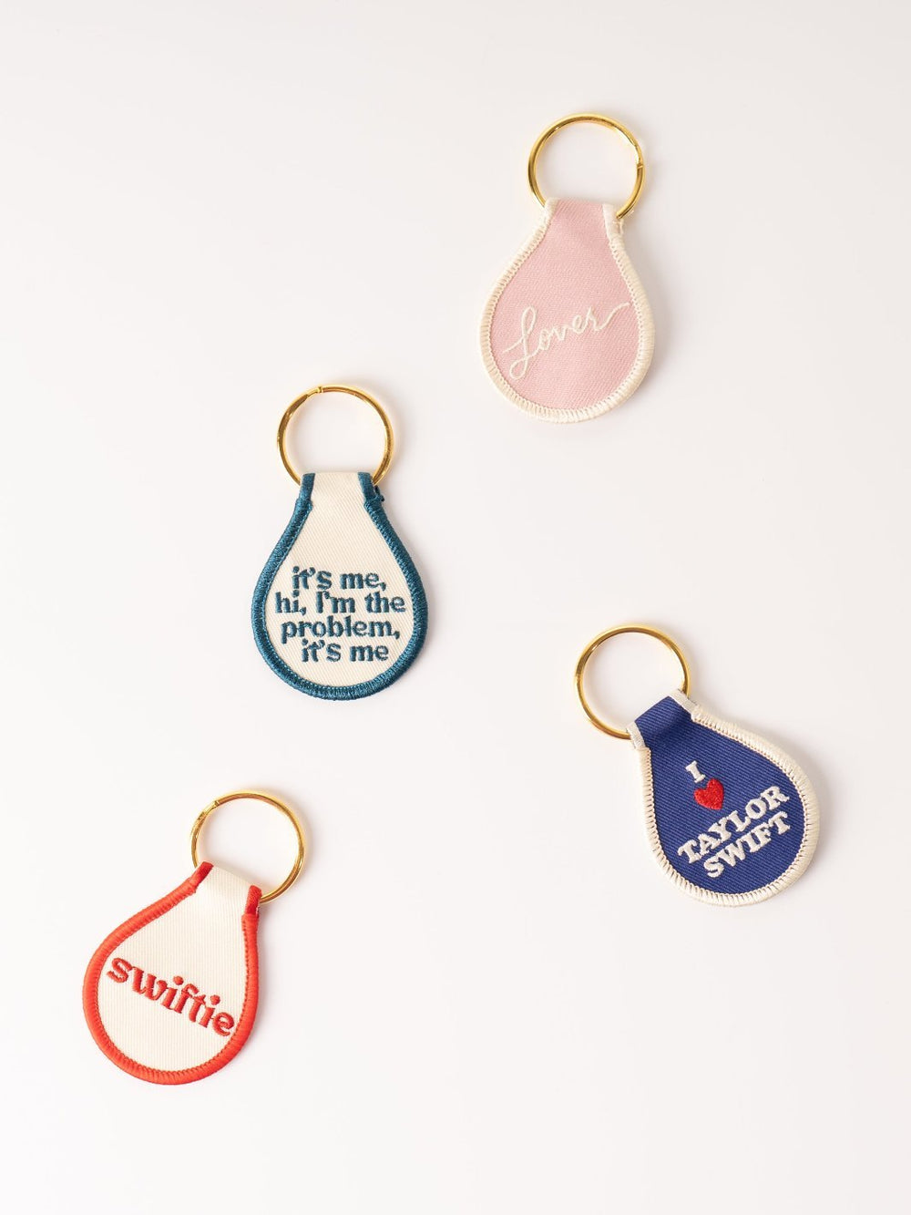 Swifty Embroided Key Tag - Heyday