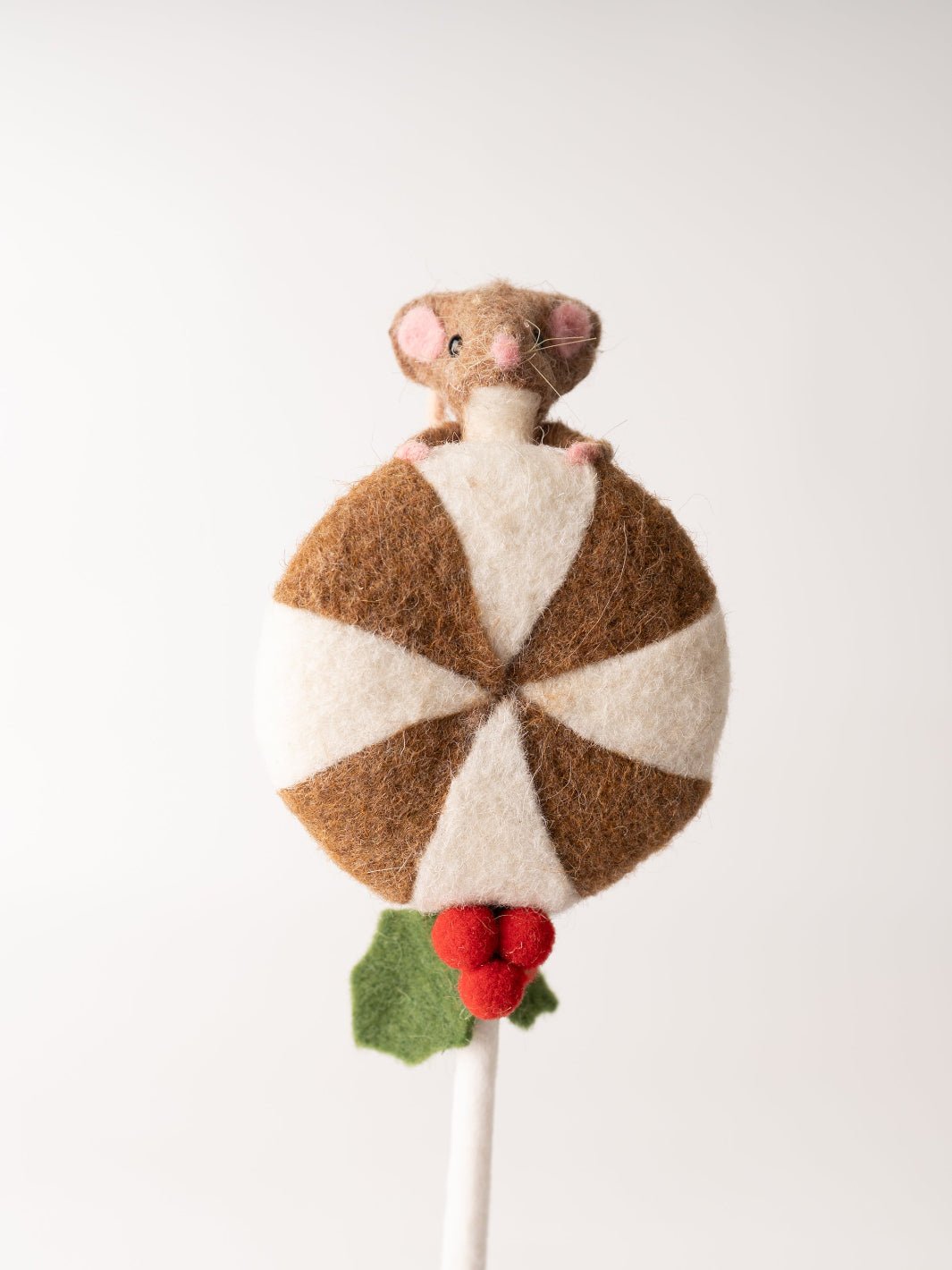 Tan Felt Lollipop + Mouse - Heyday
