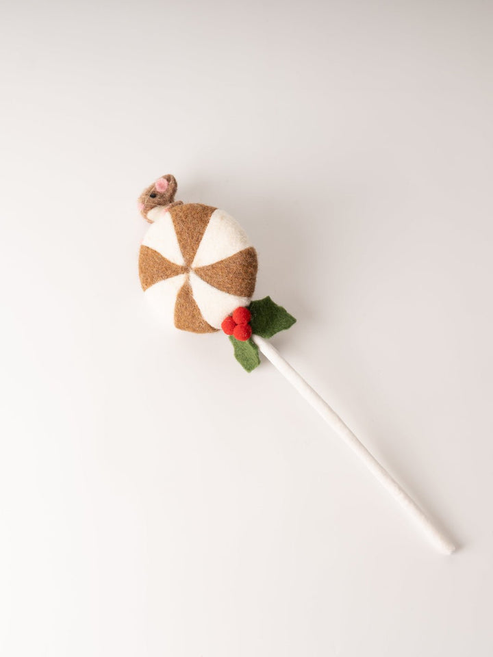 Tan Felt Lollipop + Mouse - Heyday