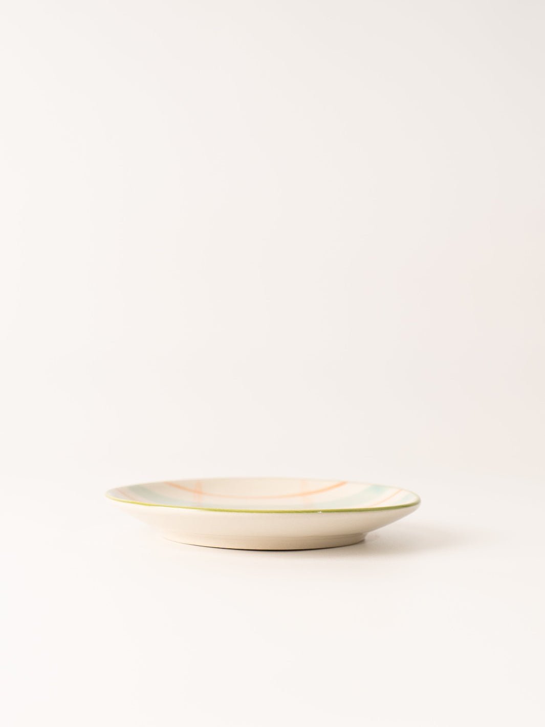 Teal Stripe Small Plate - Heyday