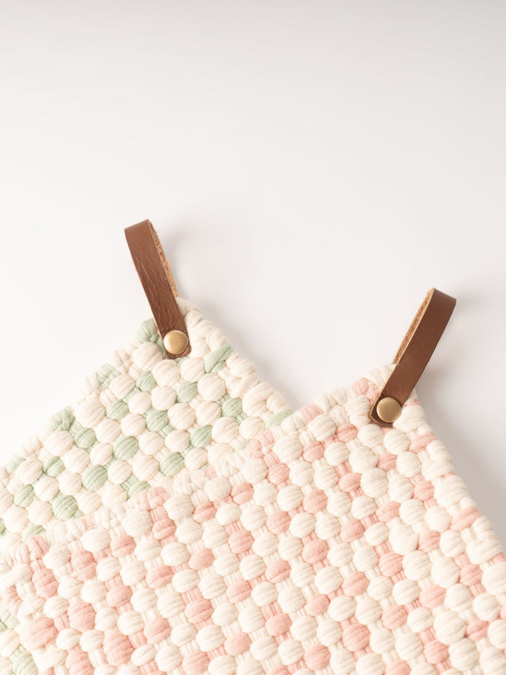 Teal Woven Pot Holder - Heyday