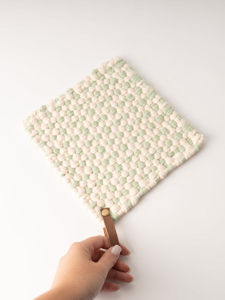 Teal Woven Pot Holder - Heyday
