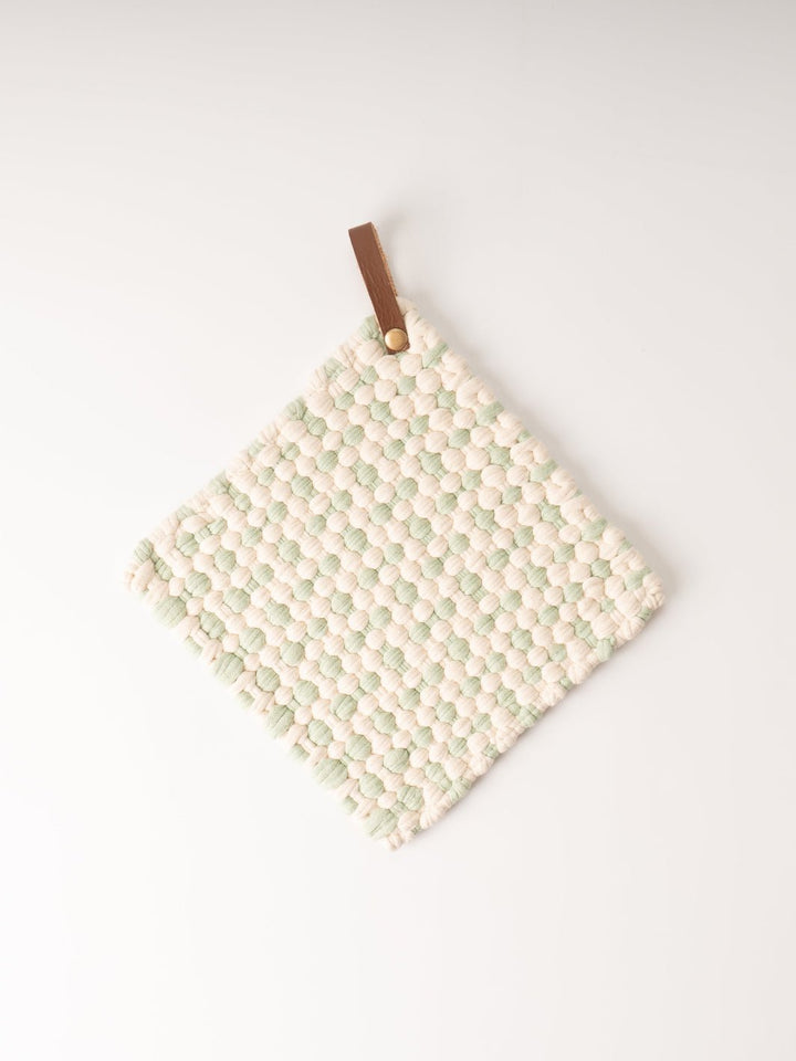 Teal Woven Pot Holder - Heyday