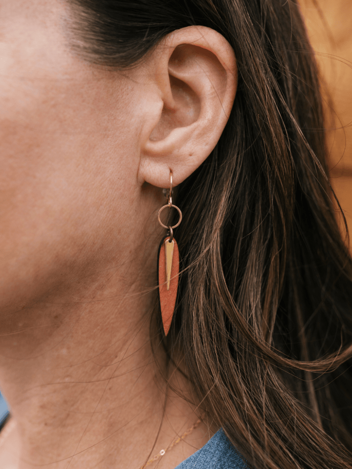 Terracotta Sundown Earrings - Heyday