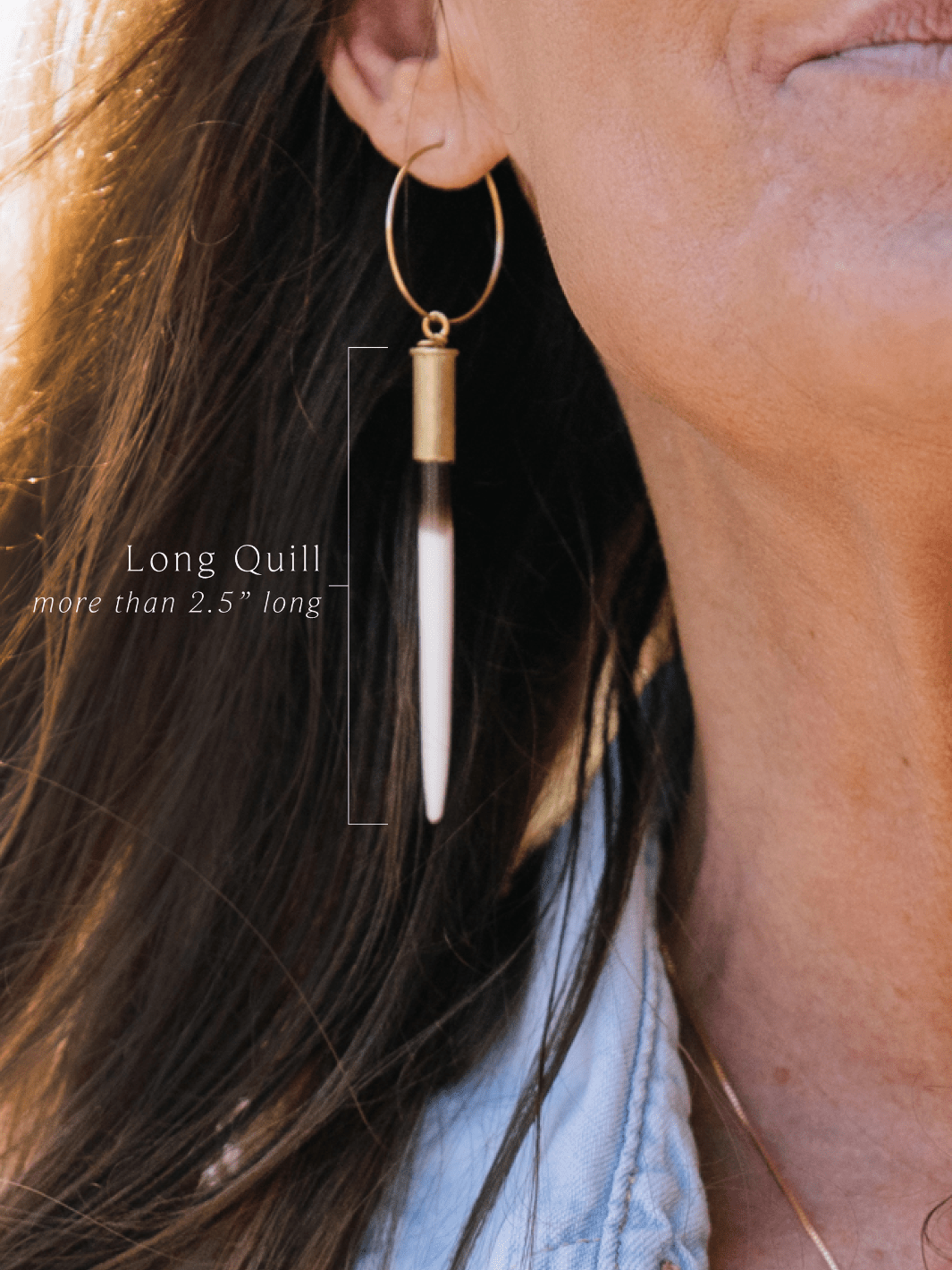 The Original Beth Dutton Quill Hoop Earrings - Heyday