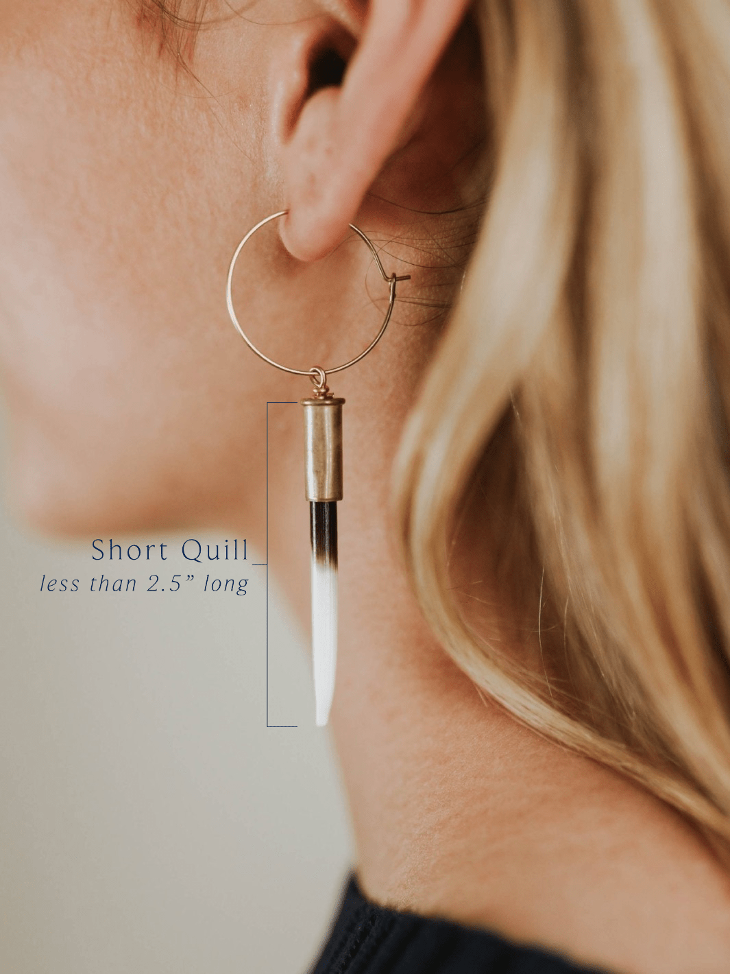 The Original Beth Dutton Quill Hoop Earrings - Heyday