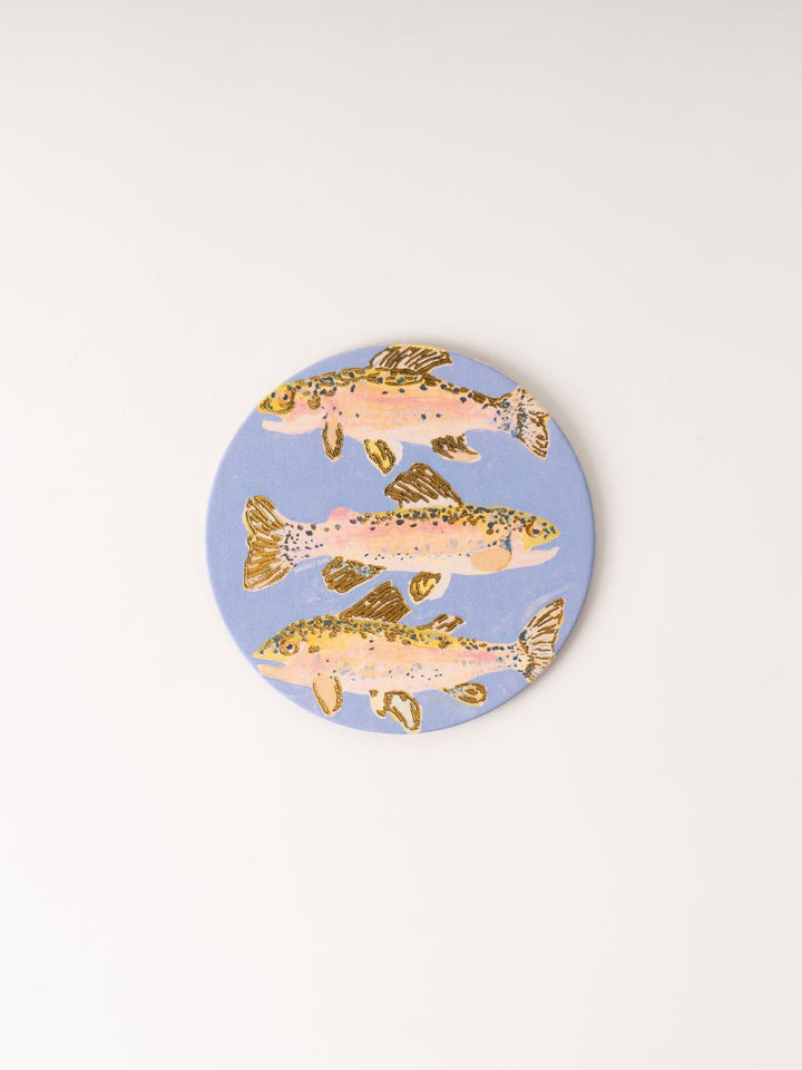 Three Fish Trout Coaster - Heyday