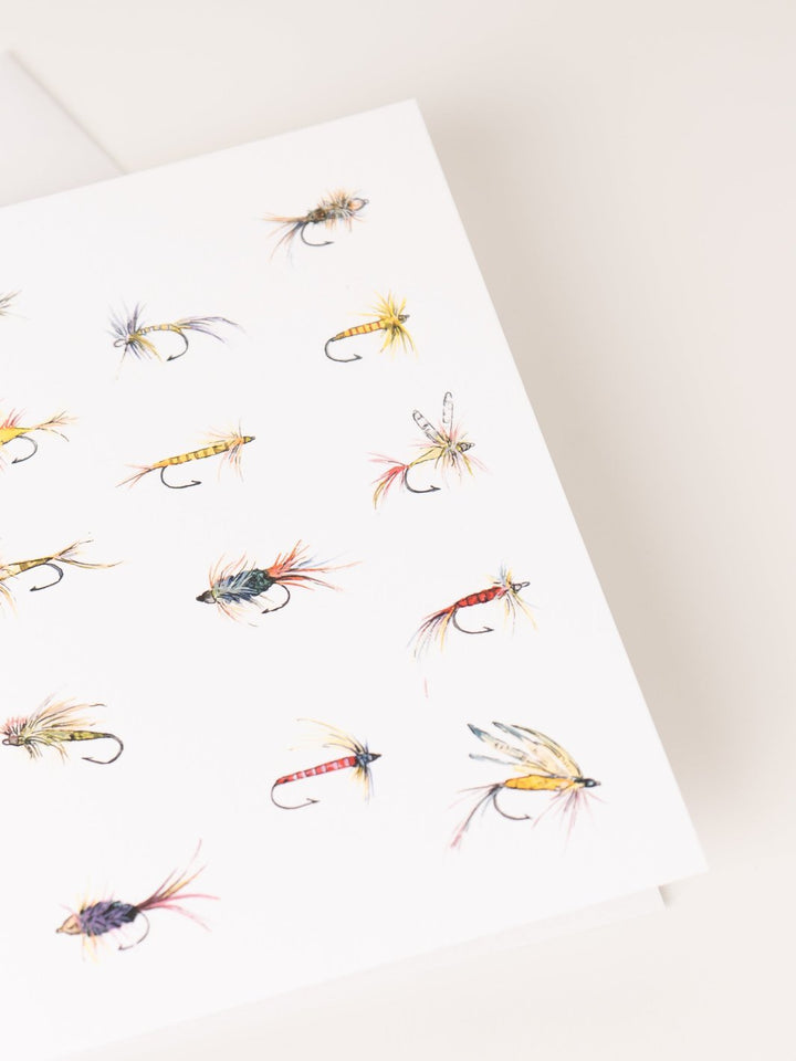 Tied Fishing Flies Greeting Card - Heyday