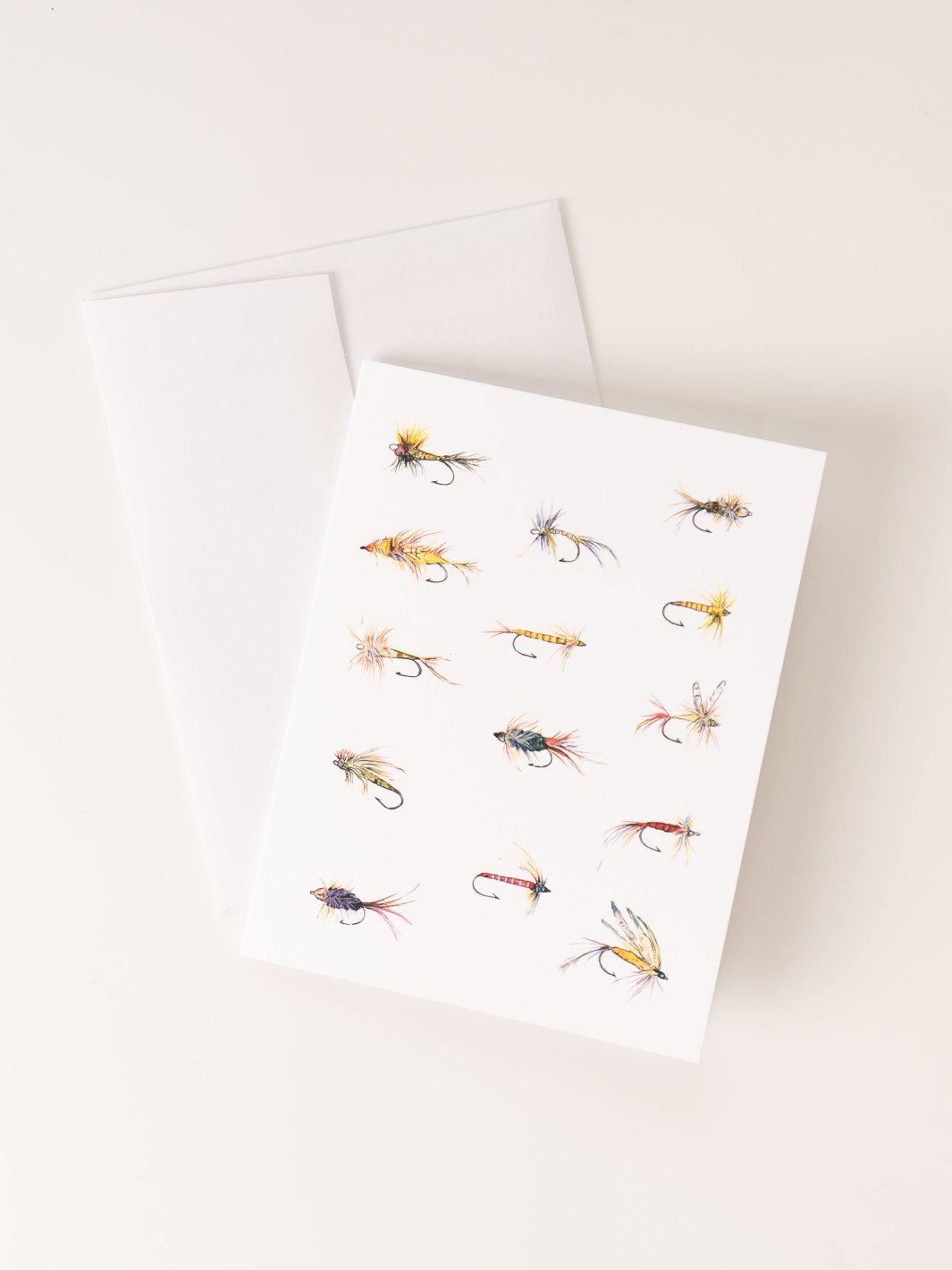 Tied Fishing Flies Greeting Card - Heyday