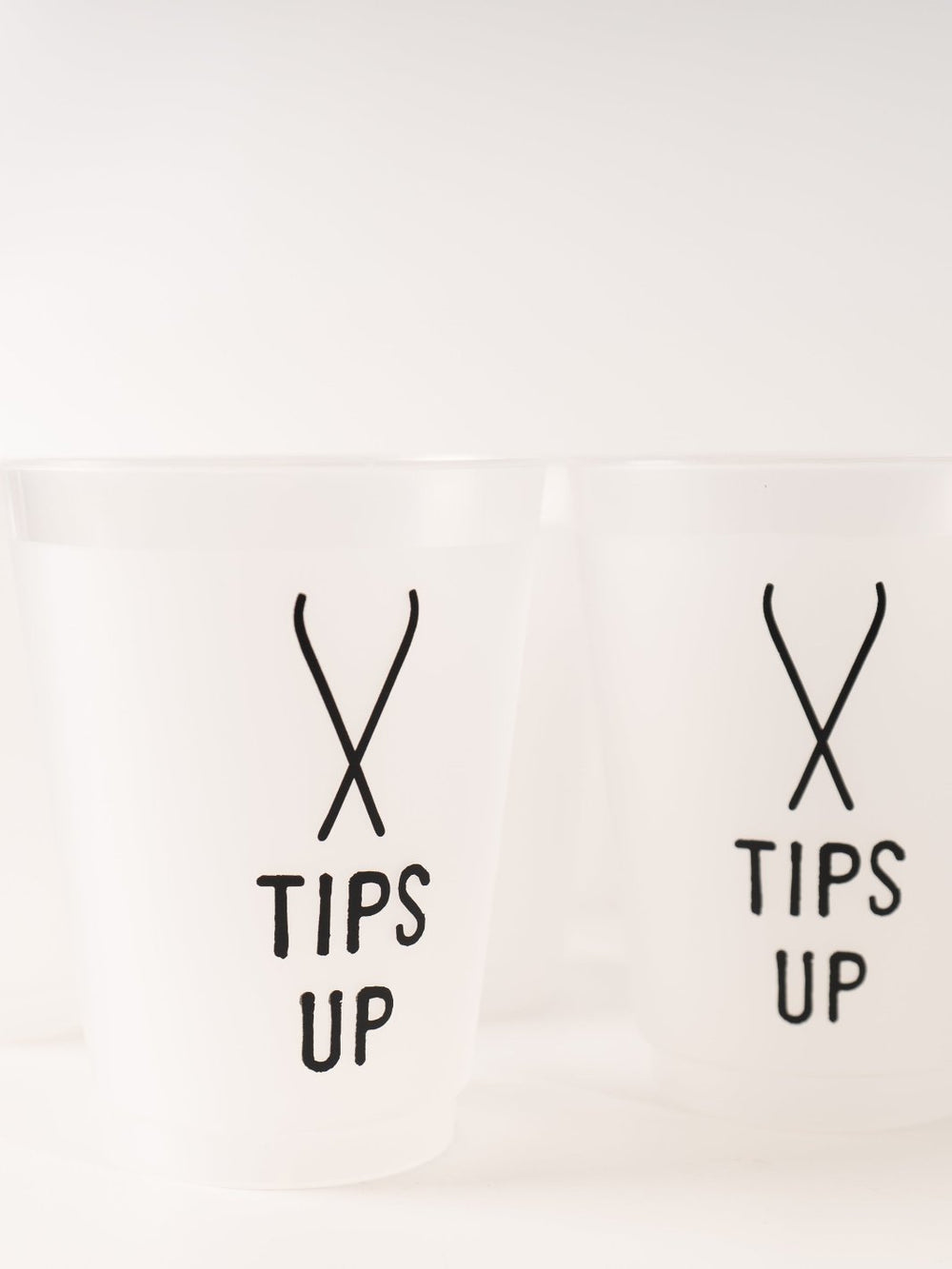 Tips Up Frosted Cup Set - Heyday