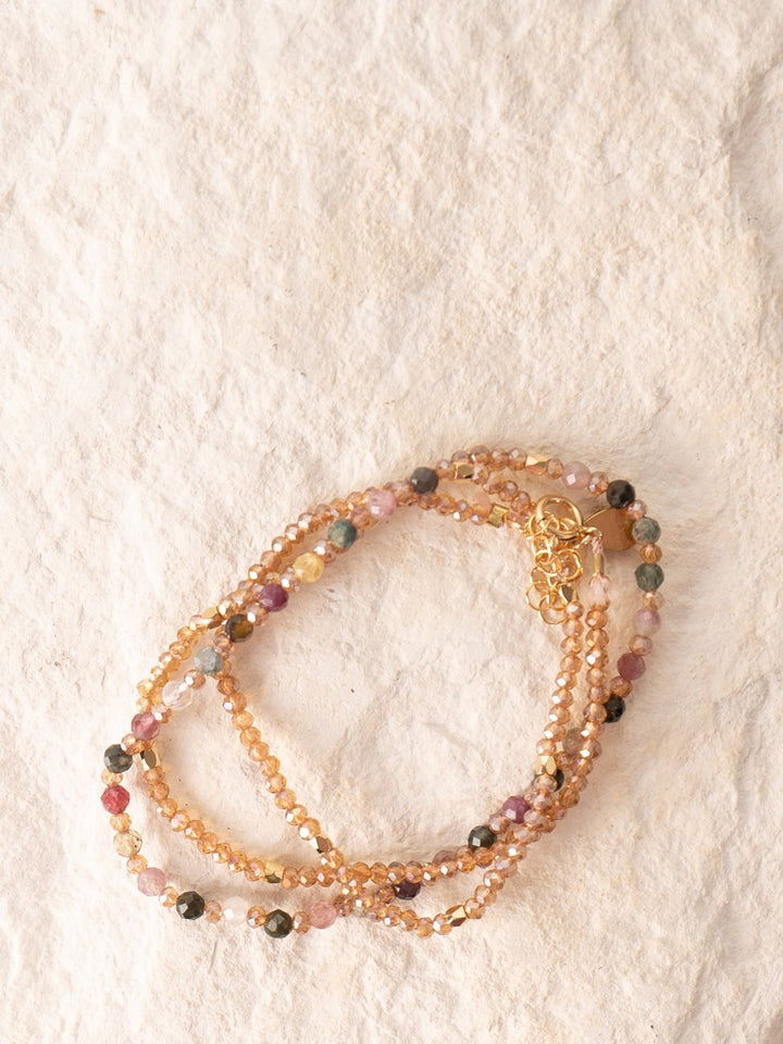 Tourmaline Wrap Bracelet & Necklace - Heyday