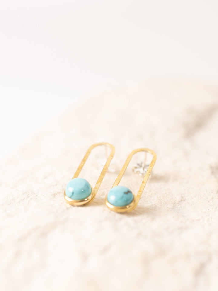 Turquoise Gulch Stud Earrings - Heyday