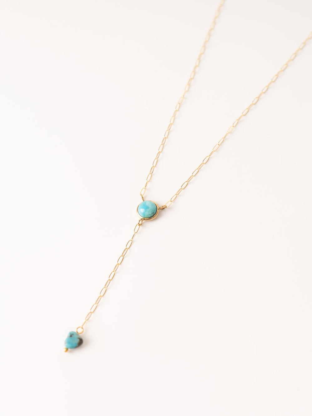 Turquoise Lariat Necklace - Heyday