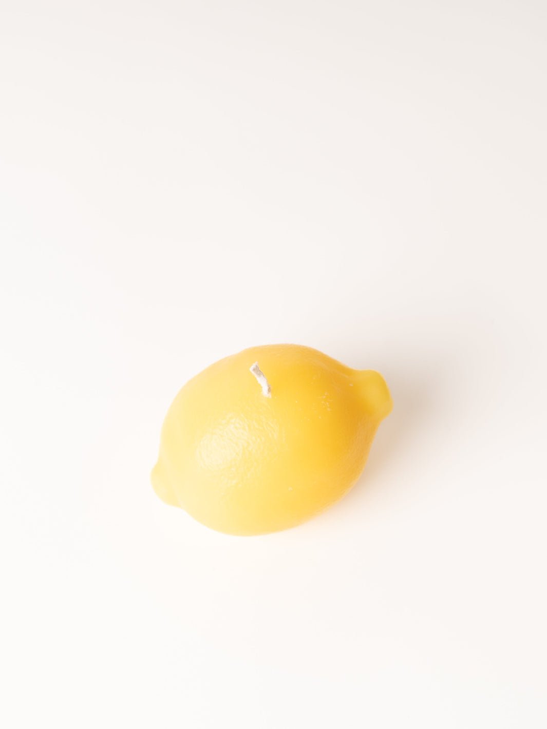 Unscented Lemon Shaped Candle - Heyday