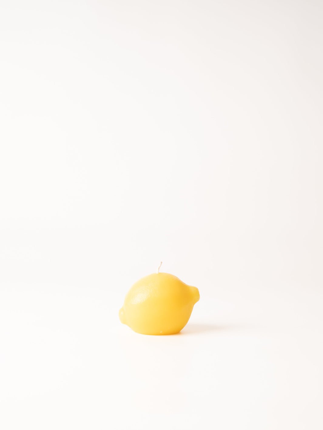 Unscented Lemon Shaped Candle - Heyday