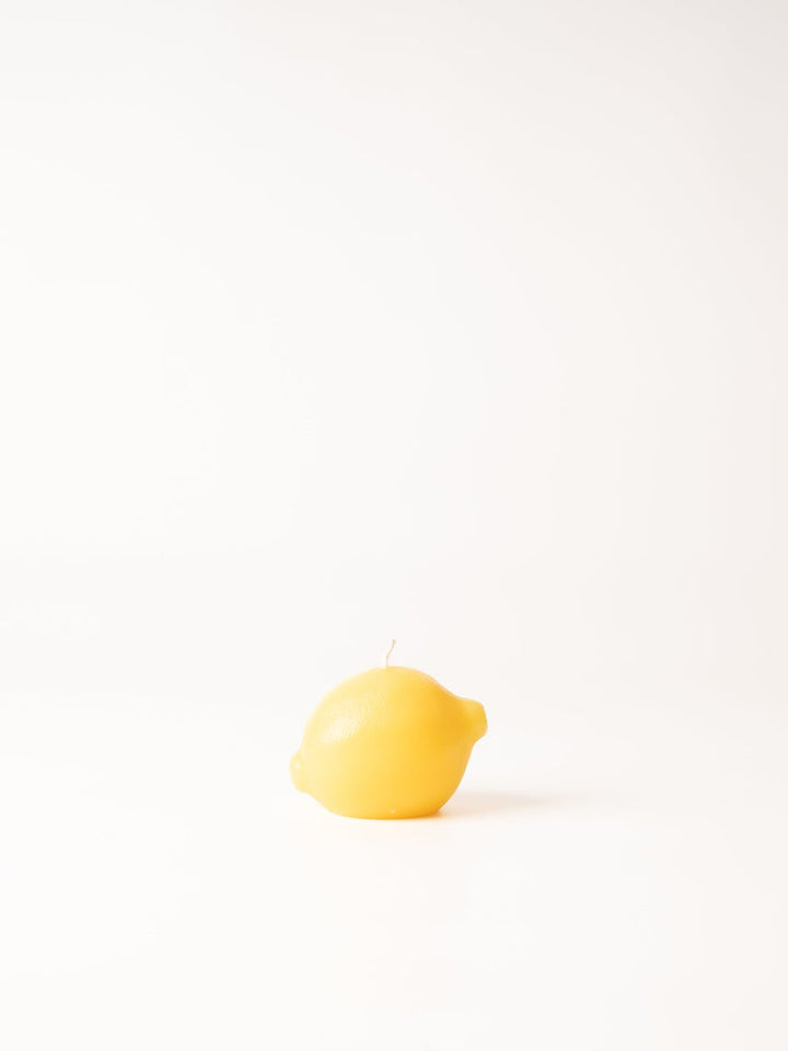 Unscented Lemon Shaped Candle - Heyday