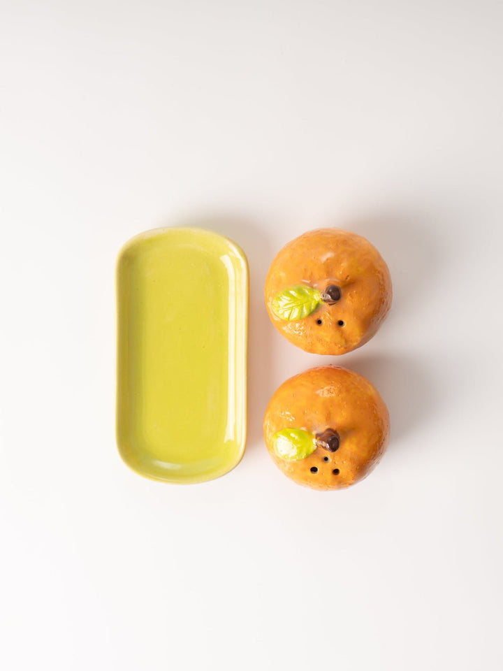 Vintage Clementine Salt and Pepper Set - Heyday