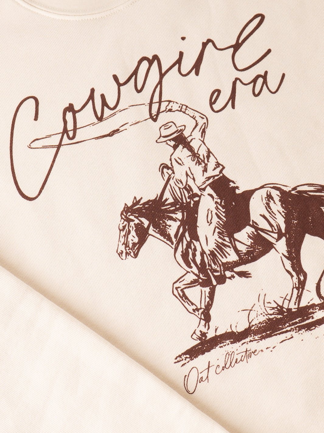 Vintage White Cowgirl Era Sweatshirt - Heyday