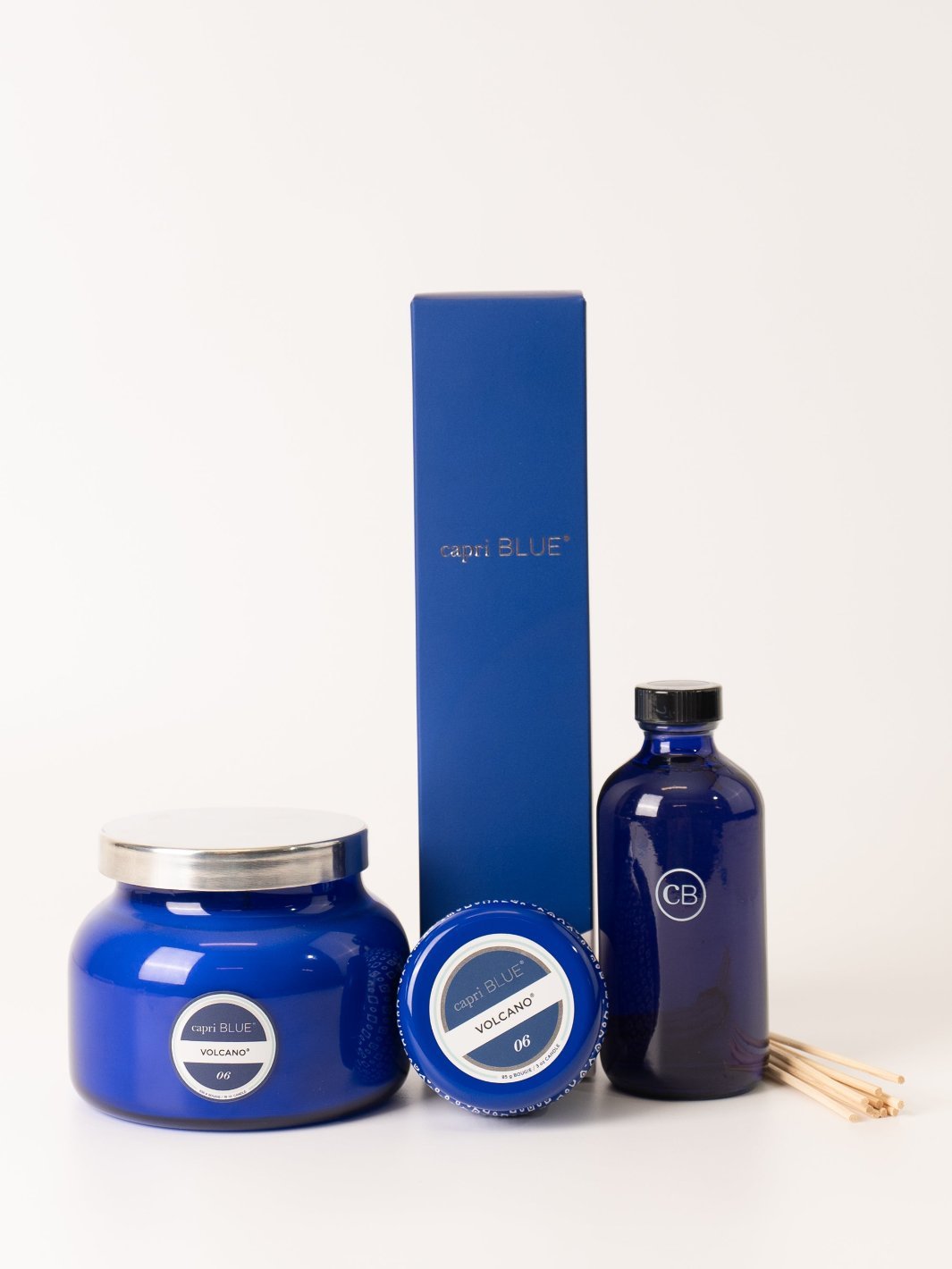 Volcano Signature Cobalt Jar Candle - Heyday