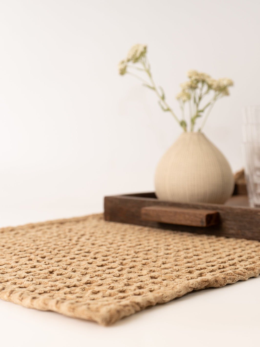 Waffle Weave Table Runner - Heyday