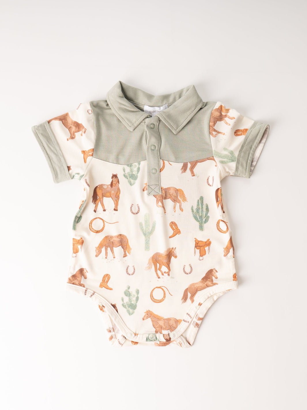 Western Horses Polo Bodysuit - Heyday