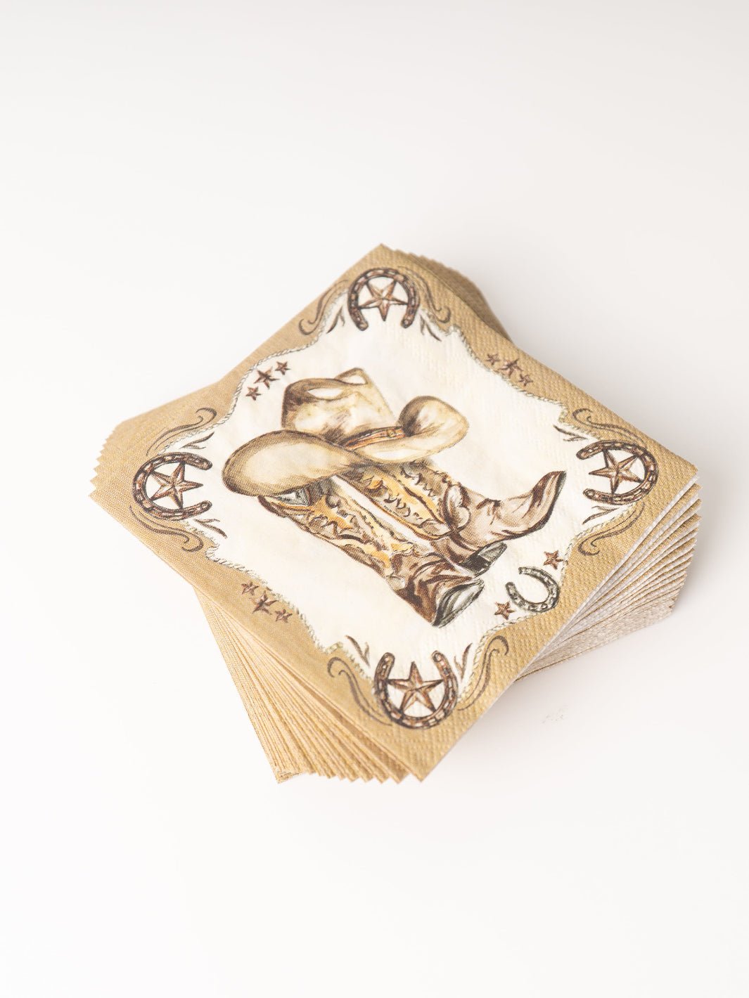 Western Leather Boots Cocktail Napkins - Heyday