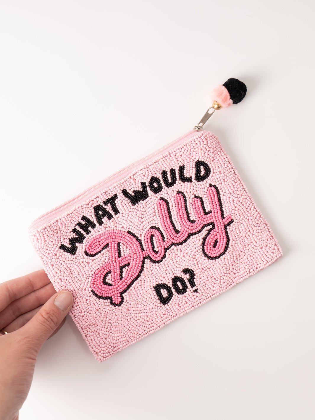 What Would Dolly Do Beaded Pouch - Heyday