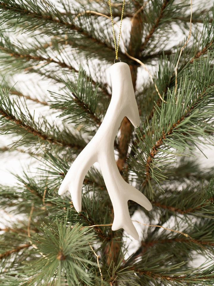 White Antler Ornament - Heyday
