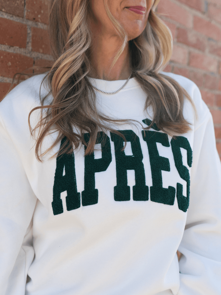 White Après Ski Sweatshirt - Heyday