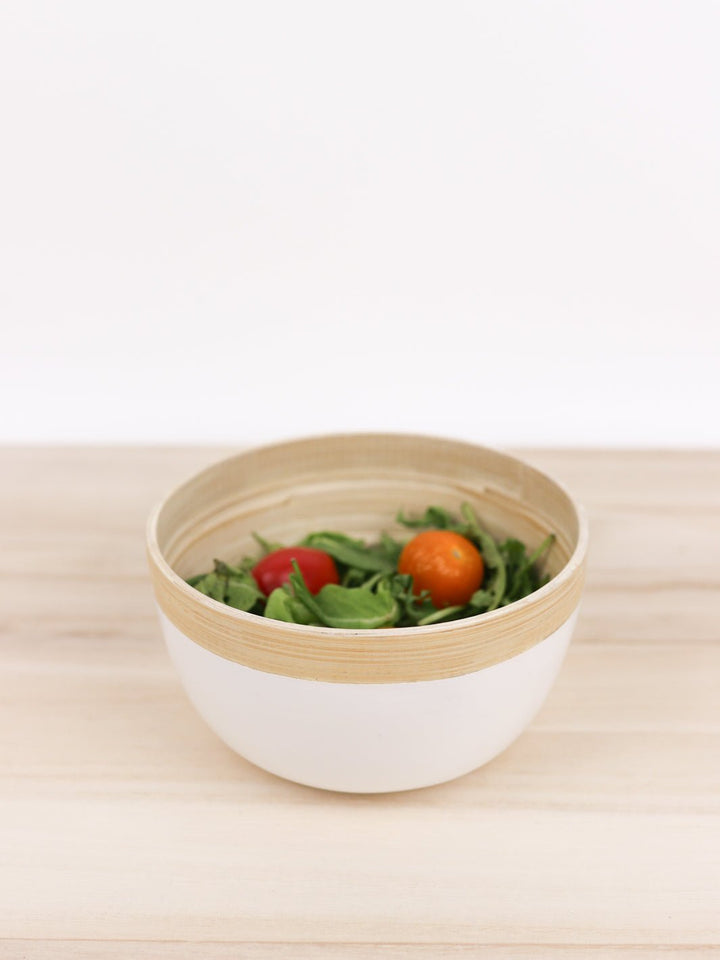 White + Bamboo Bowl - Heyday