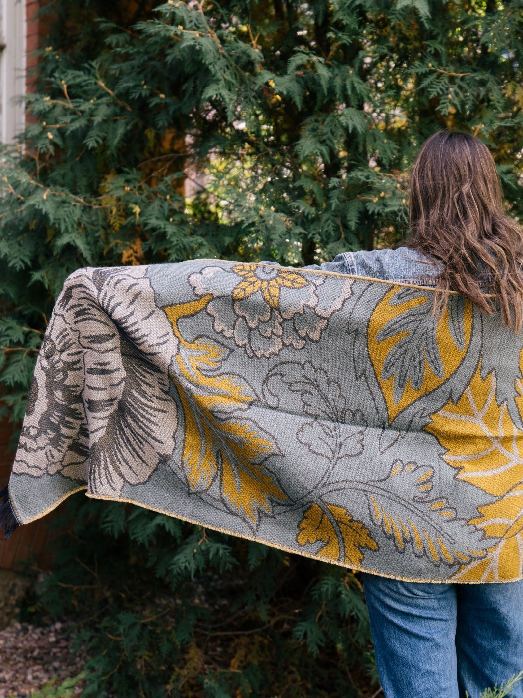 Wild Floral Wrap Scarf - Heyday