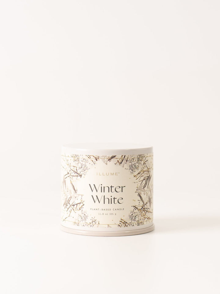 Winter White Large Tin Candle - Heyday