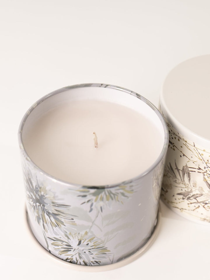 Winter White Large Tin Candle - Heyday