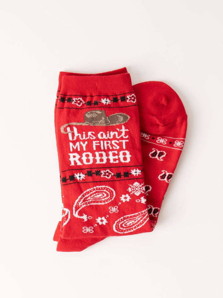 Women's Ain't My First Rodeo Socks - Heyday