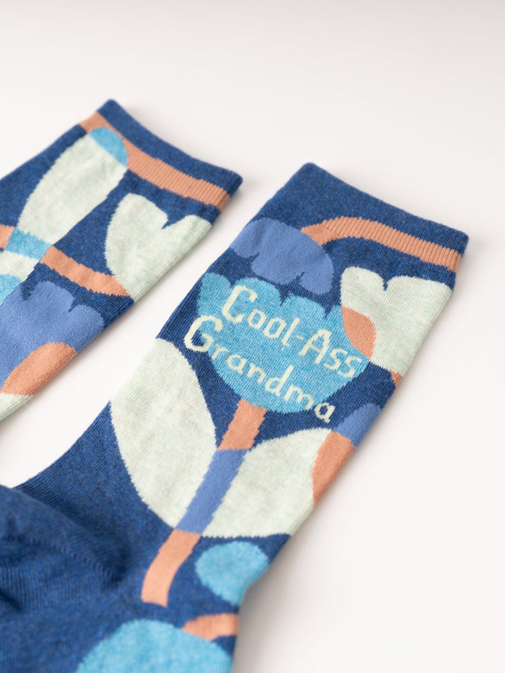 Women's Cool - Ass Grandma Crew Socks - Heyday
