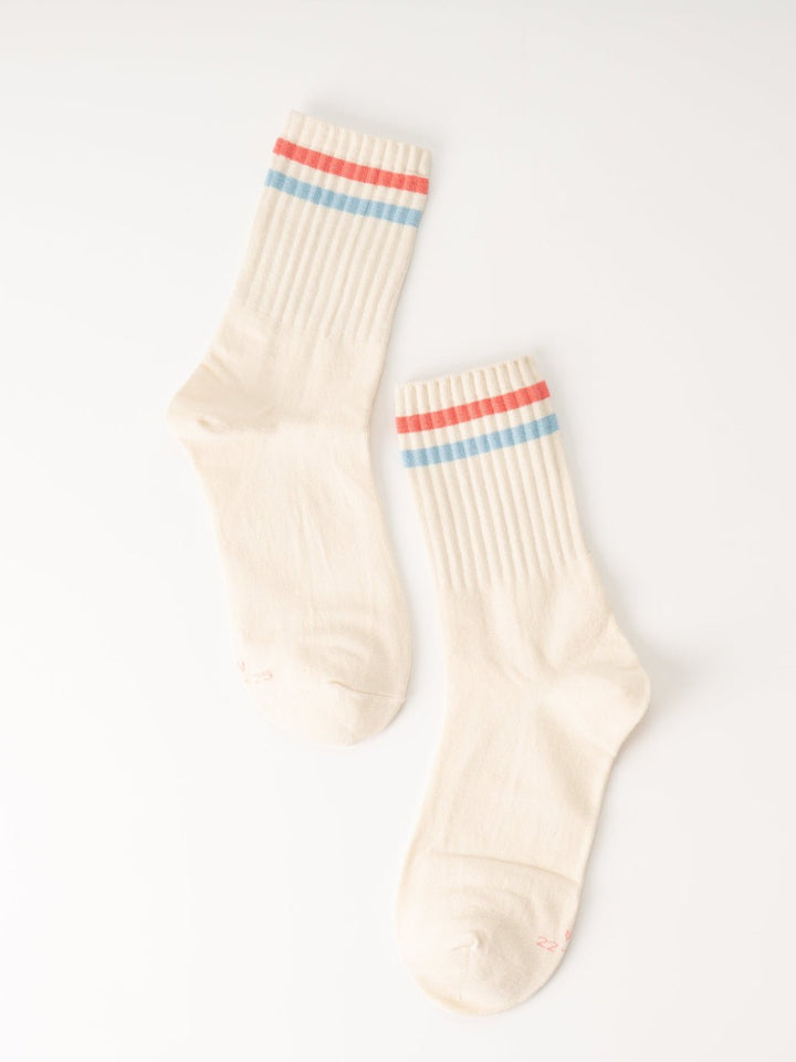 Women's Cream Vintage Sport Socks - Heyday