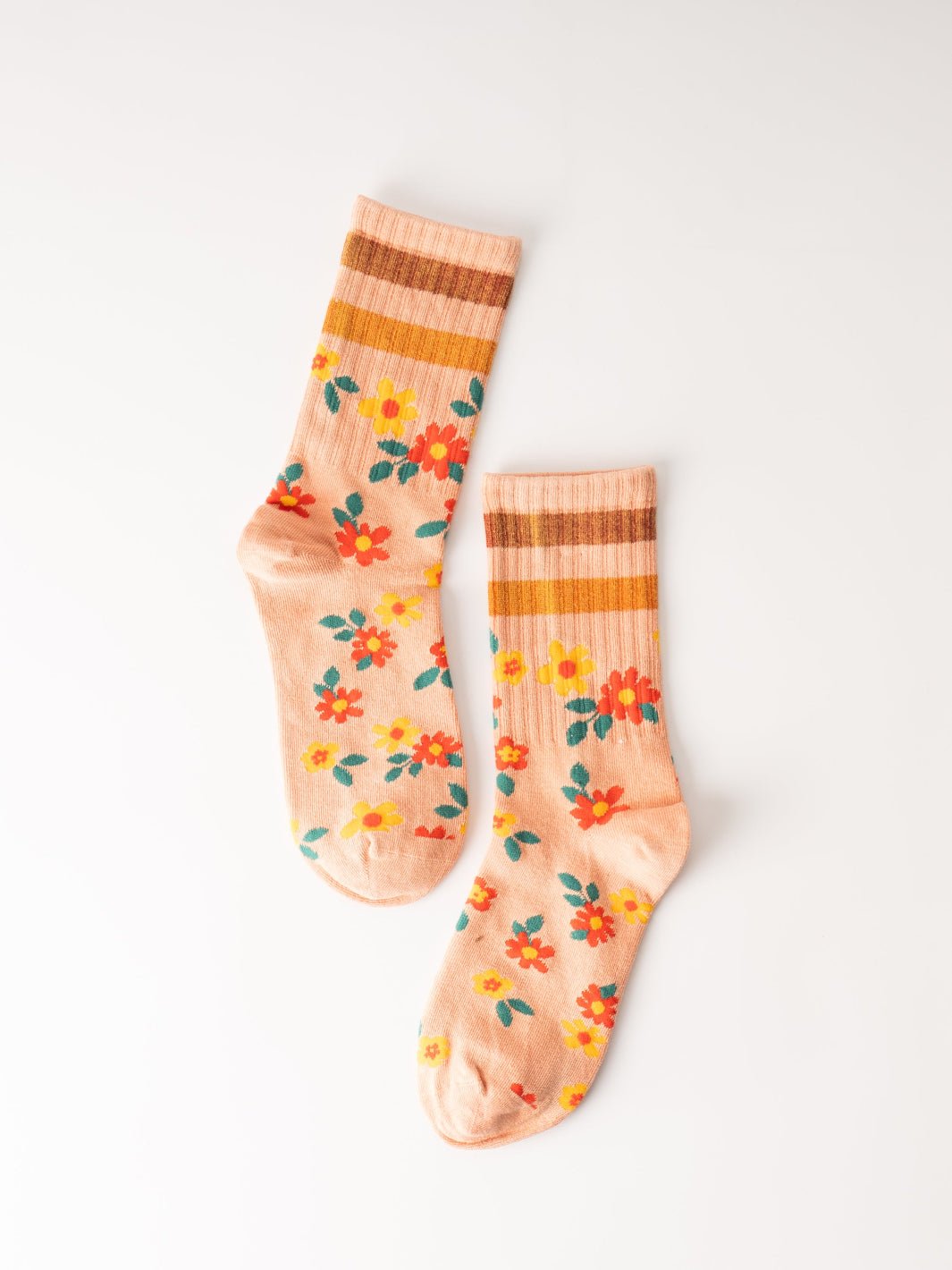 Women's Full Bloom Crew Socks - Heyday