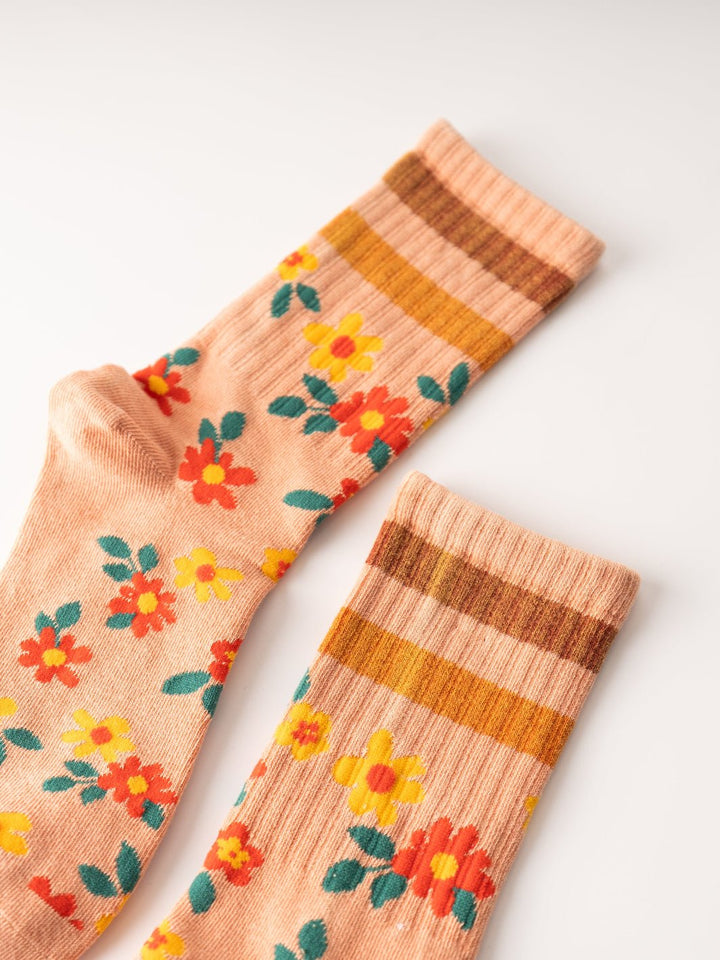 Women's Full Bloom Crew Socks - Heyday