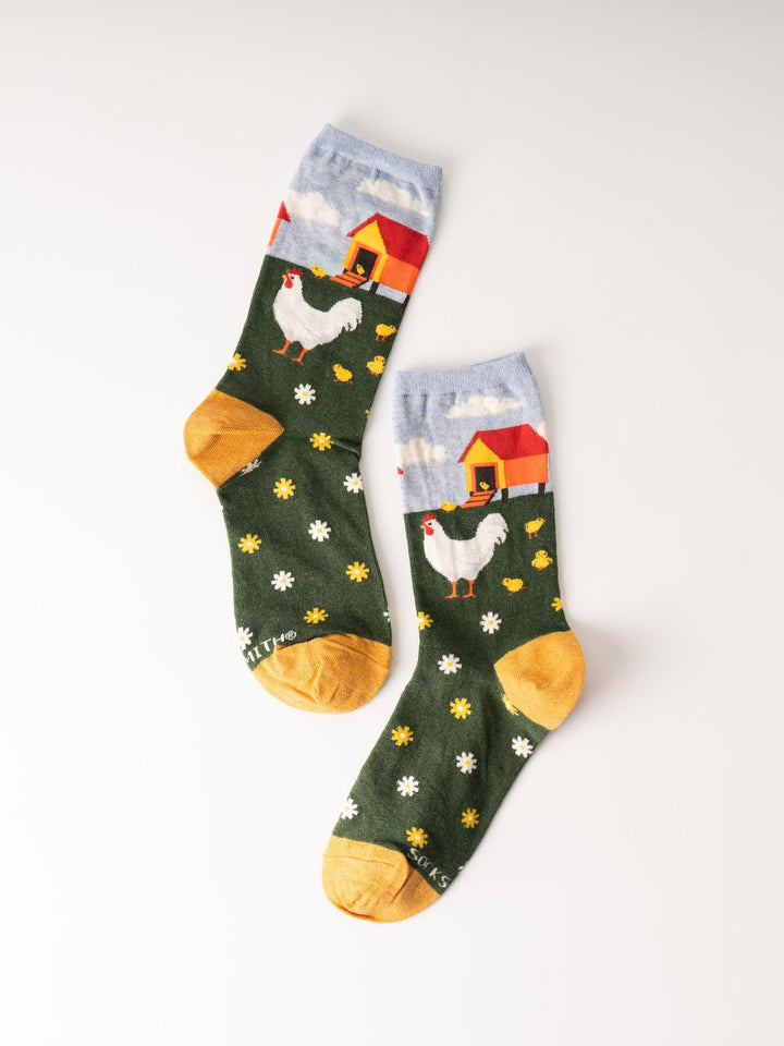 Women's Mother Hen Crew Socks - Heyday