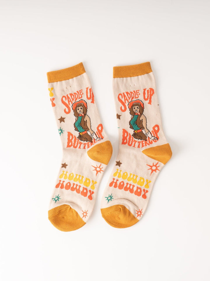 Women's Saddle Up Socks - Heyday