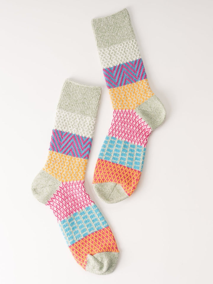 Women's Sage Crew Socks - Heyday