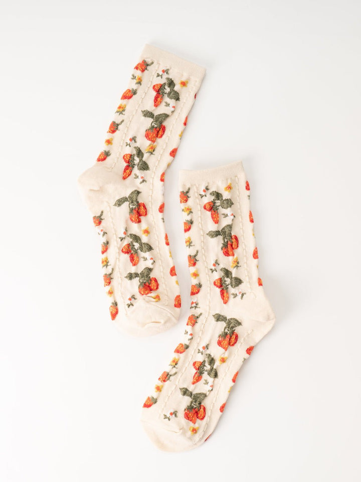 Women's Strawberry Farm Socks - Heyday